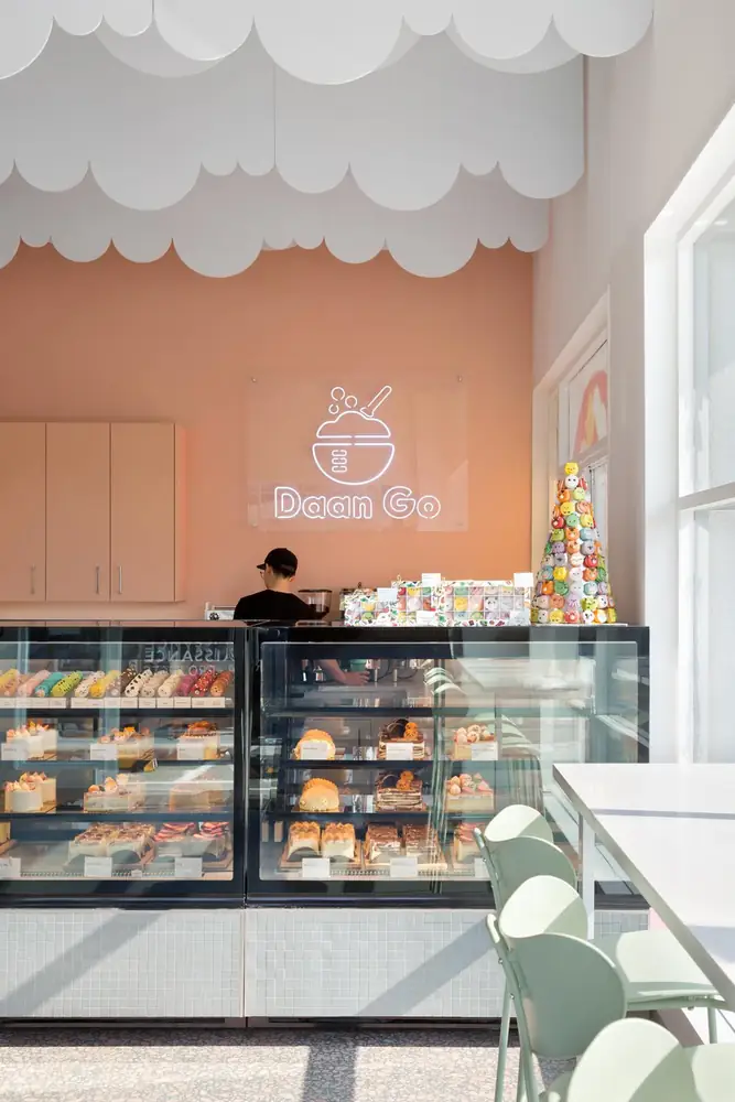 Daan Go Cake Lab bakery counter and display millwork